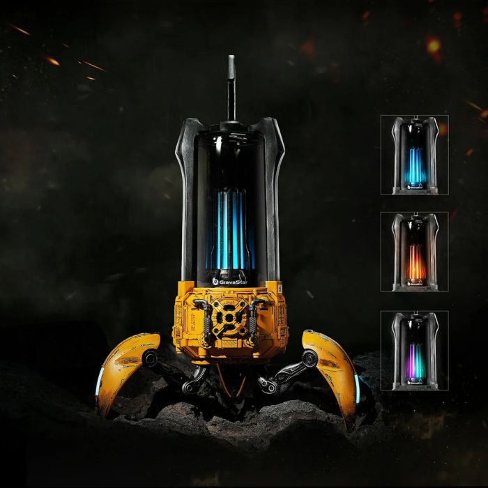 Акустична система Gravastar Supernova Battle-Worn, BT/3.5мм, 25ВТ, жовтий