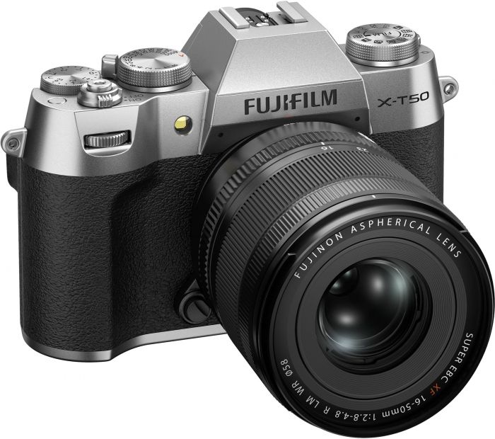 Цифр. фотокамера Fujifilm X-T50 + XF16-50mmF2.8-4.8 R LM WR Kit Silver
