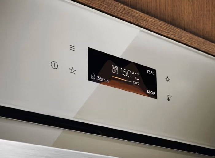 Духова шафа Electrolux електрична, 72л, A+, дисплей, конвекція, телескопічні напрямні, шампань