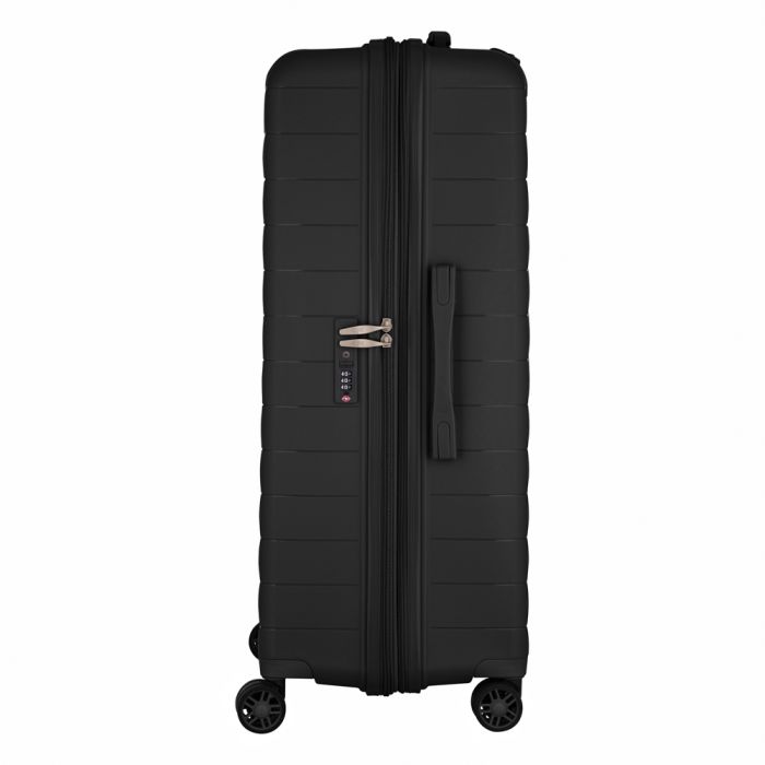 Валіза 2E, Aero, поліпропілен, велика, 99/119 л, TSA, 4 колеса, EXP, чорний