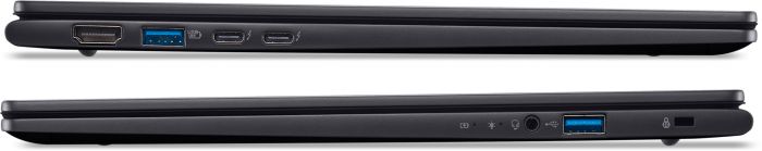 Ноутбук Acer TravelMate TMP614-54 14" 2.8K IPS, Intel U7-256V, 16GB, F512GB, UMA, Win11P, чорний