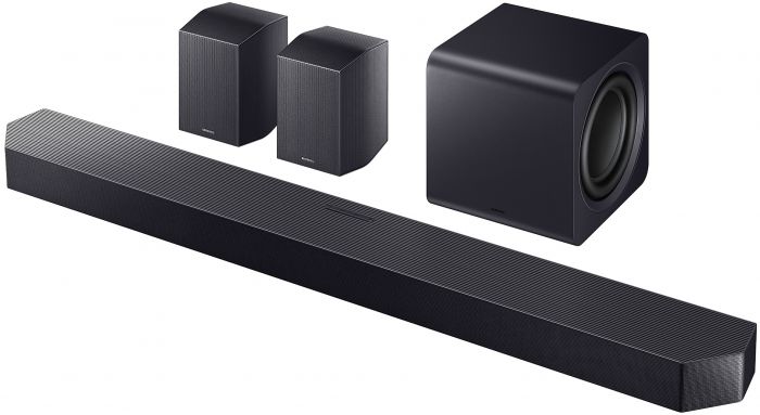 Саундбар Samsung HW-Q990F 756Вт, 11.1.4, BT, HDMI-ARC, Wi-Fi, саб, Dolby Atmos, чорний