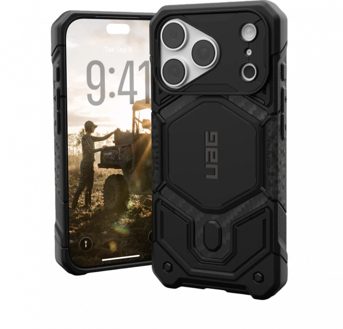 Чохол UAG для iPhone 18 Pro, Monarch Pro Magsafe, Carbon Fiber