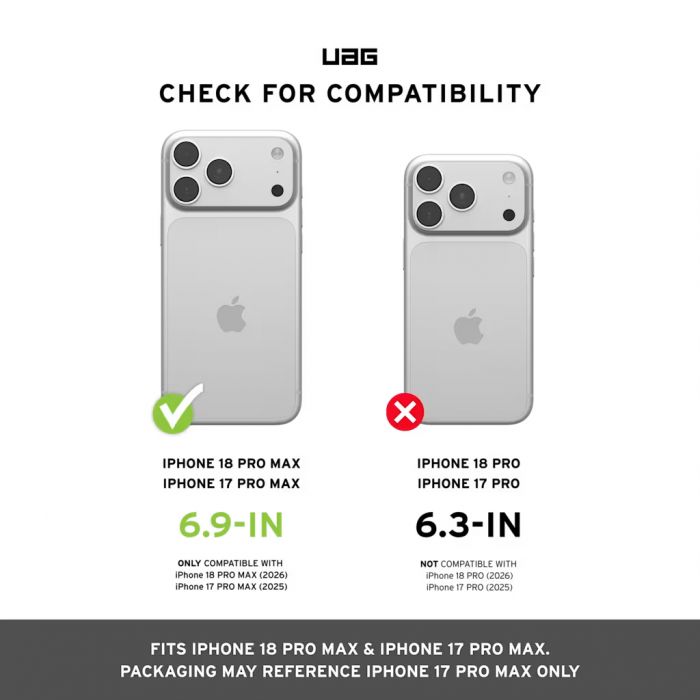 Чохол UAG для iPhone 18 Pro Max, Plyo Magsafe, Iridiscent