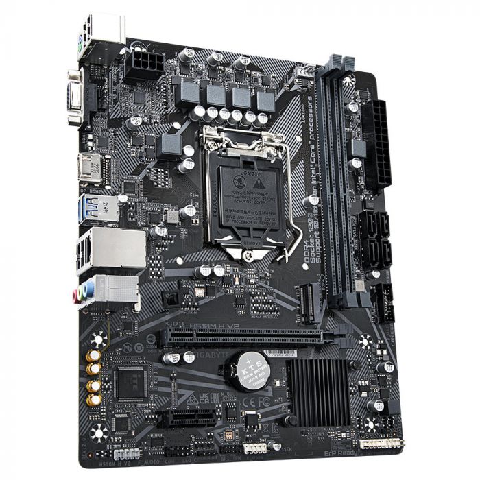 Материнська плата GIGABYTE H510M H V2 2.0 s1200 Q470 4xDDR4 M.2 HDMI mATX