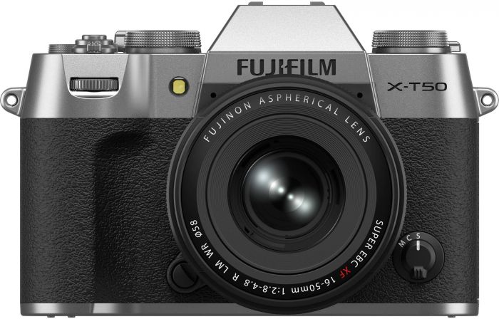 Цифр. фотокамера Fujifilm X-T50 + XF16-50mmF2.8-4.8 R LM WR Kit Silver