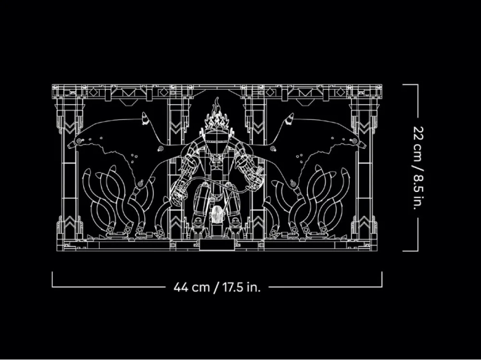 Конструктор LEGO Icons Володар перснів: Балроґ. Книжковий куточок