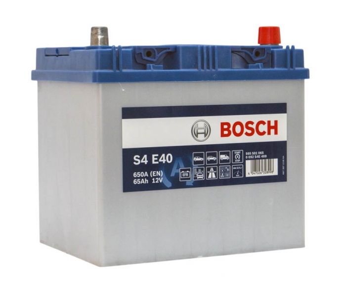 Акумулятор Bosch S4 12В 65А·год 650А R+ (0 092 S4E 400)