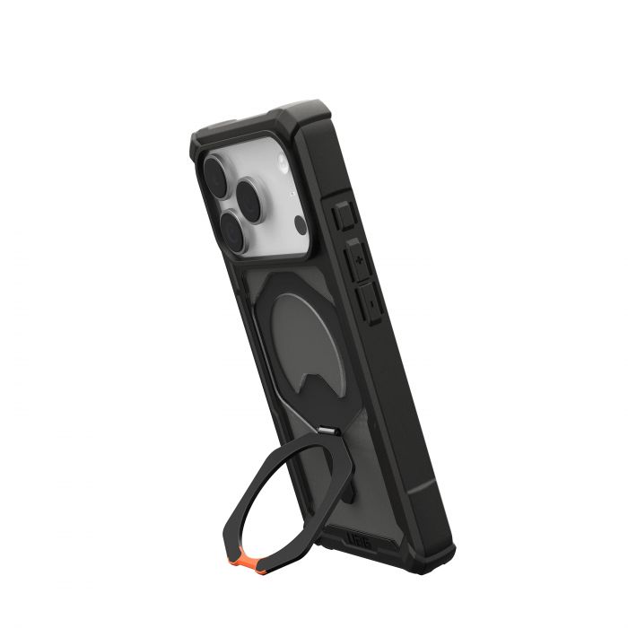 Чохол UAG для iPhone 17 Pro, Plasma XTE MagSafe, Black/Pop Orange
