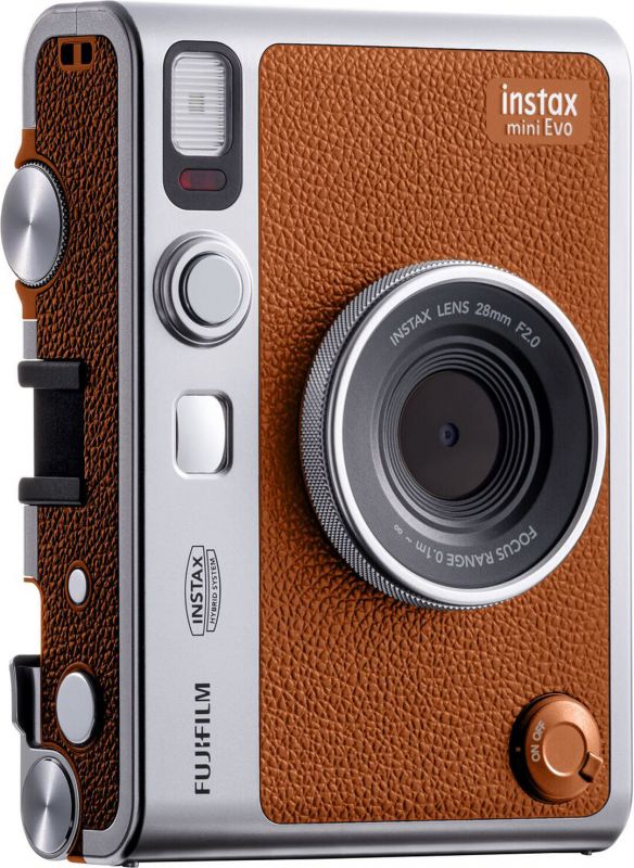 Фотокамера миттєвого друку Fujifilm INSTAX MINI EVO Brown