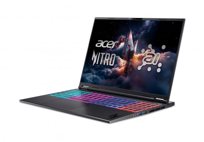 Ноутбук Acer Nitro 16S AN16S-61 16" WQXGA IPS, AMD R9-365, 32GB, F2TB, NVD5070Ti-12, Lin, чорний