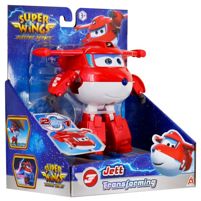 Ігрова фігурка-трансформер Super Wings Transforming Джетт (Jett)