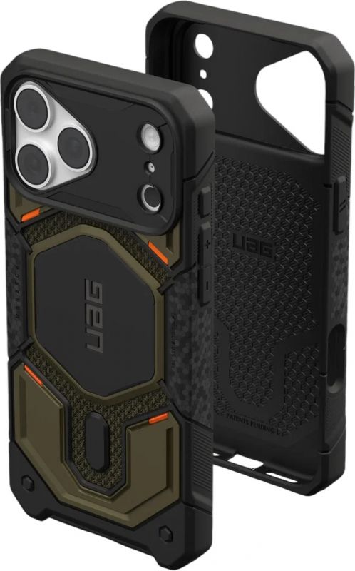 Чохол UAG для iPhone 18 Pro Max, Monarch Pro Magsafe, Kevlar Element Green