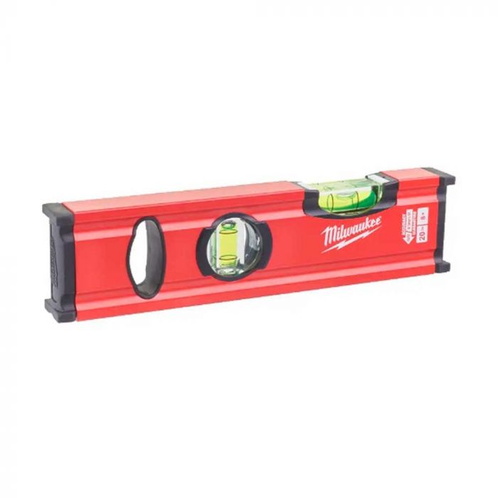 Рівень Milwaukee Slim 20 , 20см, 2 капсули, алюмінієвий корпус