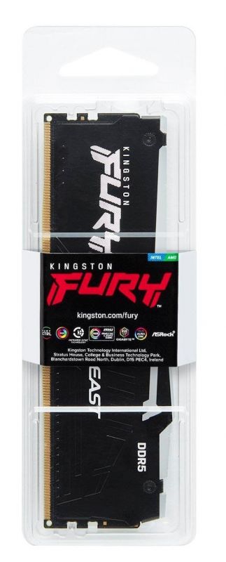 Пам'ять ПК Kingston DDR5 64GB 5600 FURY Beast RGB