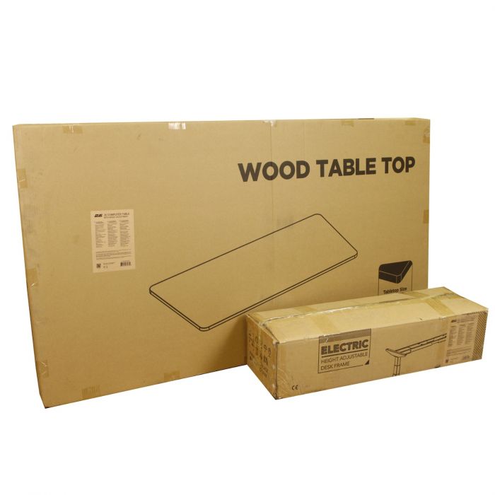 Стіл комп'ютерний 2E CE150W-MOTORIZED, регулювання висоти, електропривід 220В, 62/128x150х75cm, білий