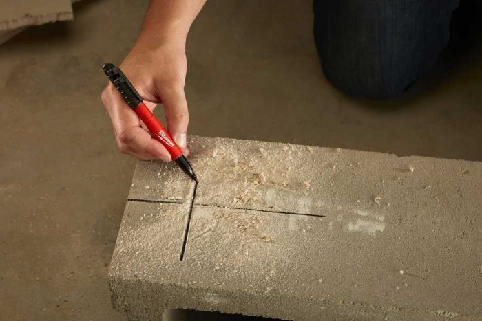 Маркер Milwaukee InkZAll водостійкий, чорний, набір 4шт