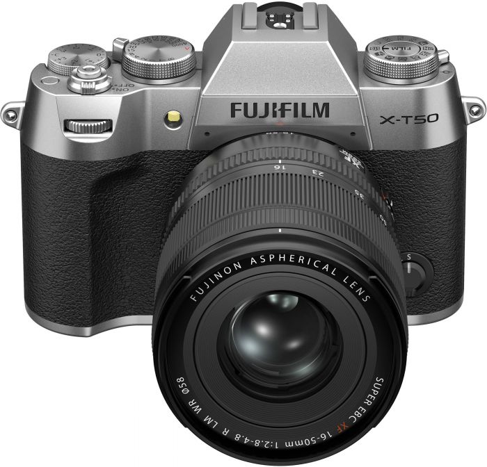 Цифр. фотокамера Fujifilm X-T50 + XF16-50mmF2.8-4.8 R LM WR Kit Silver