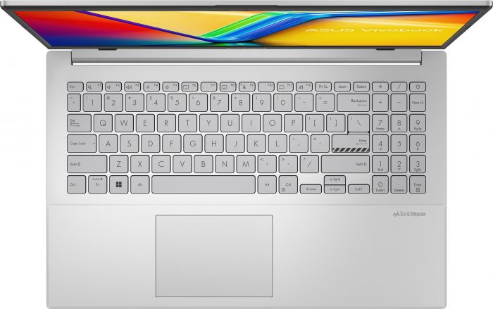 Ноутбук ASUS Vivobook Go 15 E1504FA-BQ1105 15.6" FHD IPS, AMD R3-7320U, 16GB, F512GB, UMA, NoOS, Сріблястий