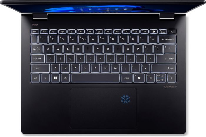 Ноутбук Acer TravelMate TMP614-54 14" 2.8K IPS, Intel U7-256V, 16GB, F512GB, UMA, Win11P, чорний