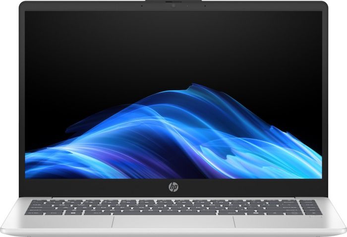 Ноутбук HP 14-hc0000ua 14" FHD IPS AG, Intel U7-255U, 16GB, F1024GB, UMA, DOS, сріблястий