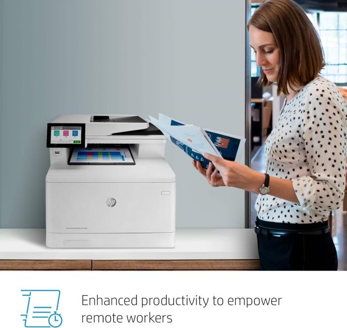 Багатофункціональний пристрій А4 кол. HP Color LaserJet Enterprise M480f