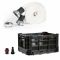 Насос дренажний Einhell Flutset GE-DP 7535 N LL ECO 750Вт, 18500л/год, вис. 9м, глиб. 7м, нержавіюча сталь, 5.7кг