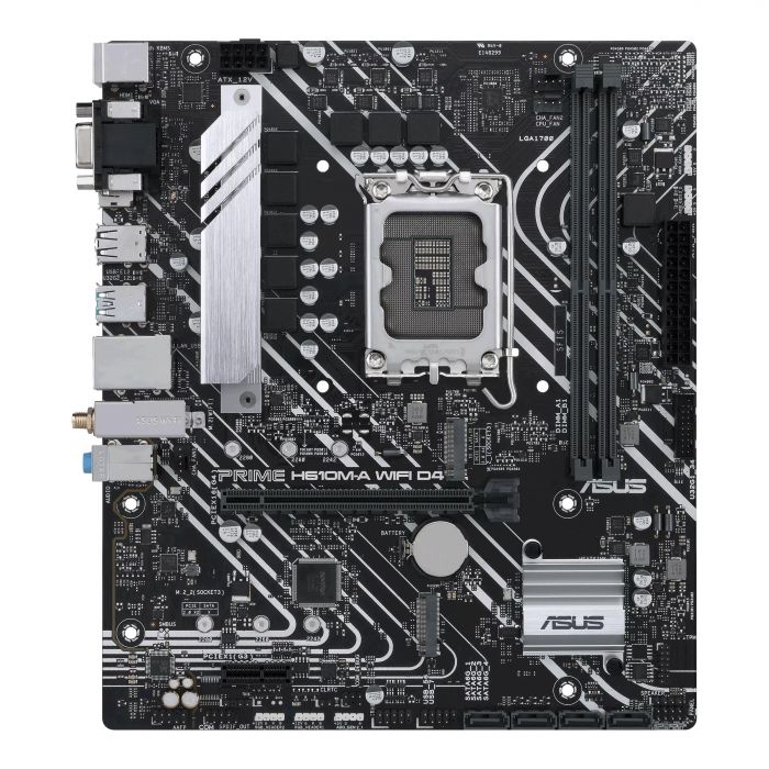 Материнcька плата ASUS PRIME H610M-A WIFI D4 s1700 H610 2xDDR4 M.2 HDMI D-Sub DP Wi-Fi BT mATX