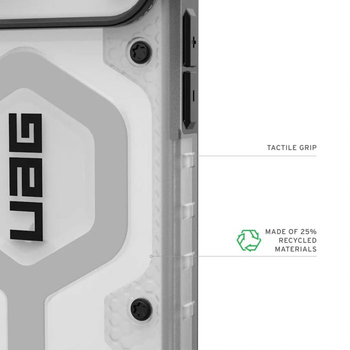 Чохол UAG для iPhone 17 Pro Max, Pathfinder Clear MagSafe, Ice/Silver