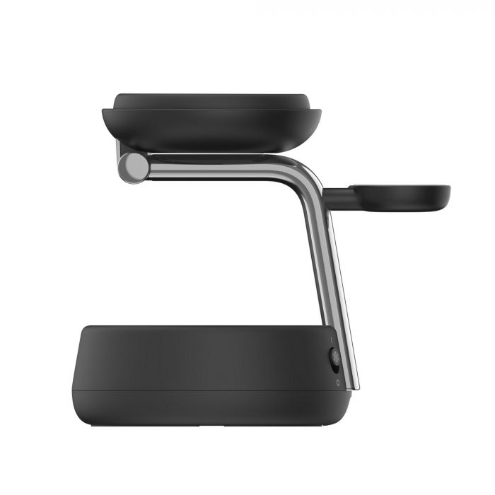 Зарядний пристрій бездротовий Belkin UltraCharge Pro 3-in-1 Magnetic Charging Dock 25Вт, Charcoal