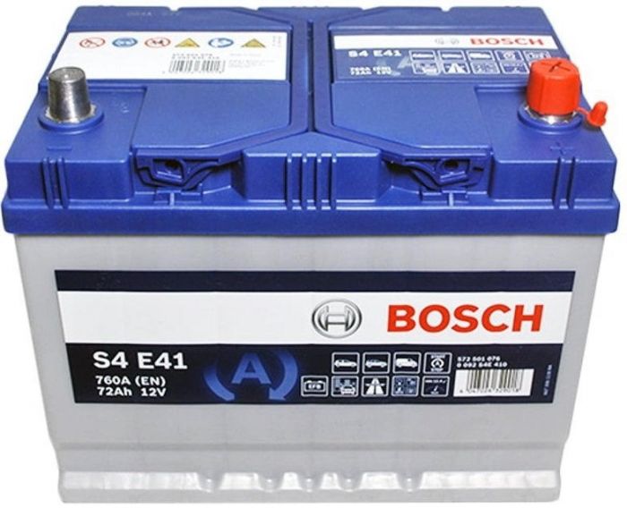Акумулятор Bosch S4 12В 72А·год 760А R+ (0 092 S4E 410)