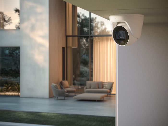 IP-камера дротова Ajax TurretCam HLVF 5 MP White, 2.8–12 мм, PoE, True WDR, IP67, ІЧ 60 м, LED 40 м, аудіо, кут огляду 31° до 111°, вулична, біла, 126281.197.WH1