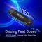 Портативний SSD Transcend 2TB USB 3.1 Gen 2 Type-A + Type-C ESD310 Чорний