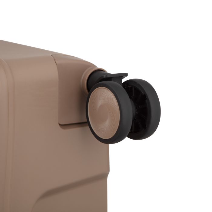 Набір валіз 2E, M7979, поліпропілен, (L+M+S), блискавка anti theft, 4 колеса, кодовий замок, хакі