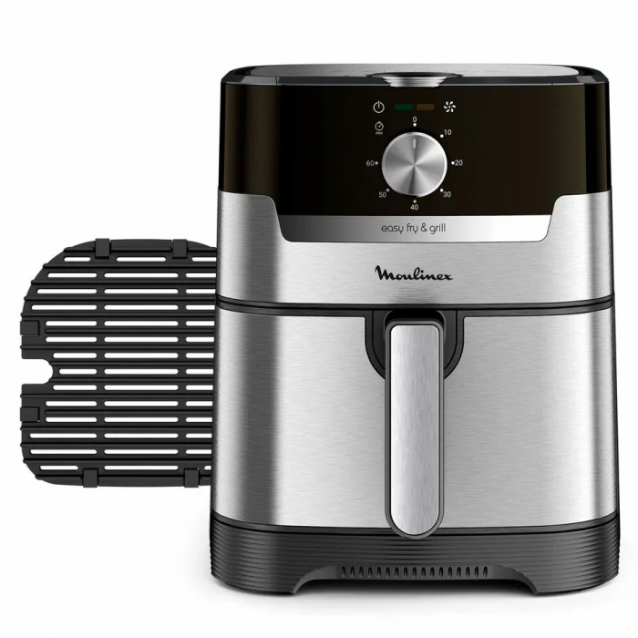 Мультипіч Moulinex EasyFry&Grill, 1550Вт, чаша-4.2л, механічне керув., пластик, сірий