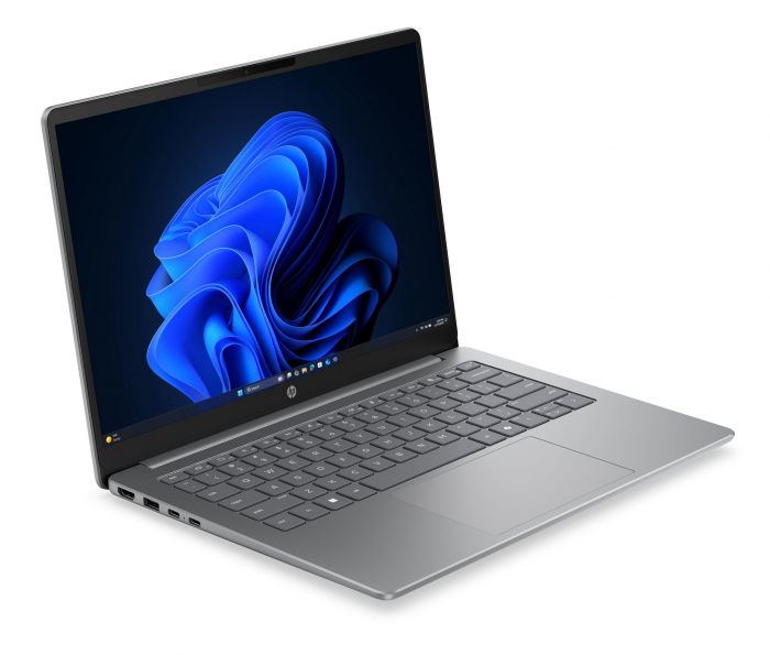 Ноутбук HP 200-G2a 14" WUXGA IPS AG, AMD R5-220, 12GB, F256GB, UMA, DOS, сріблястий