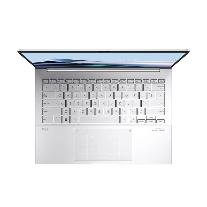 Ноутбук ASUS Zenbook 14 UX3405CA-ST1260 14" 3K OLED, Intel Ultra 7 255H, 16GB, F1TB, UMA, NoOS, Сріблястий