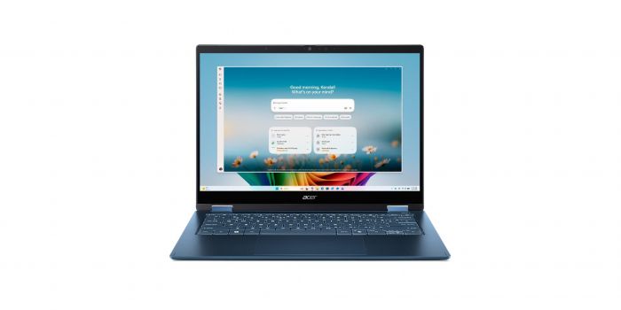 Ноутбук Acer Swift Spin 14 AI SFSP14-Q51T 14" WUXGA IPS Touch, Qualcomm X2E-78100, 16GB, F512GB, UMA, Win11, синій