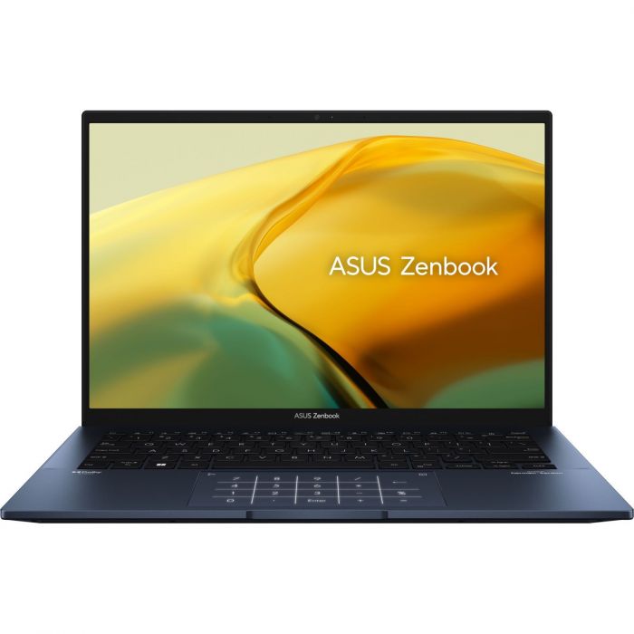 Ноутбук ASUS Zenbook 14 UX3402VA-KP782 14" WQXGA IPS, Intel i7-13700H, 16GB, F512GB, UMA, NoOS, Блакитний