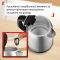Електрочайник Tefal Stainless Steel Kettle 1.7л, нерж. сталь, сірий