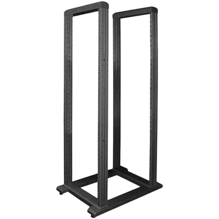 Стійка ZPAS 19", 36U, SRX, підлогова дворамна, глибина 800 мм, максимально 250кг, чорна