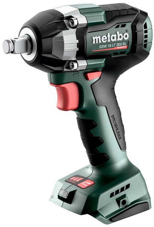 Гайковерт ударний акумуляторний Metabo SSW 18 LT 300 BL 18В 480Нм 0-3050об/хв 0-3900уд/хв 1.18кг без АКБ та ЗП