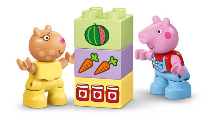 Конструктор LEGO DUPLO Peppa Pig Трактор і ринок