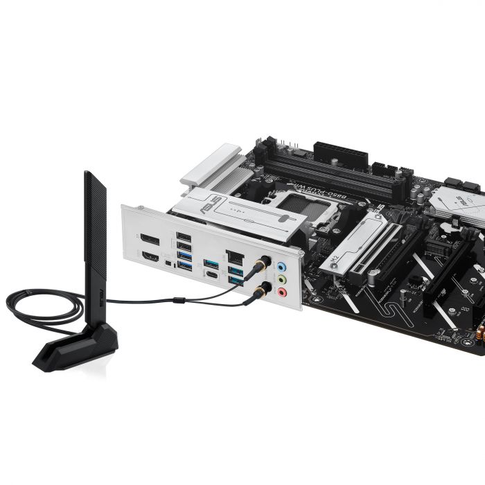 Материнcька плата ASUS PRIME B850-PLUS WIFI sAM5 B850 4xDDR5 M.2 HDMI DP WiFi BT ATX