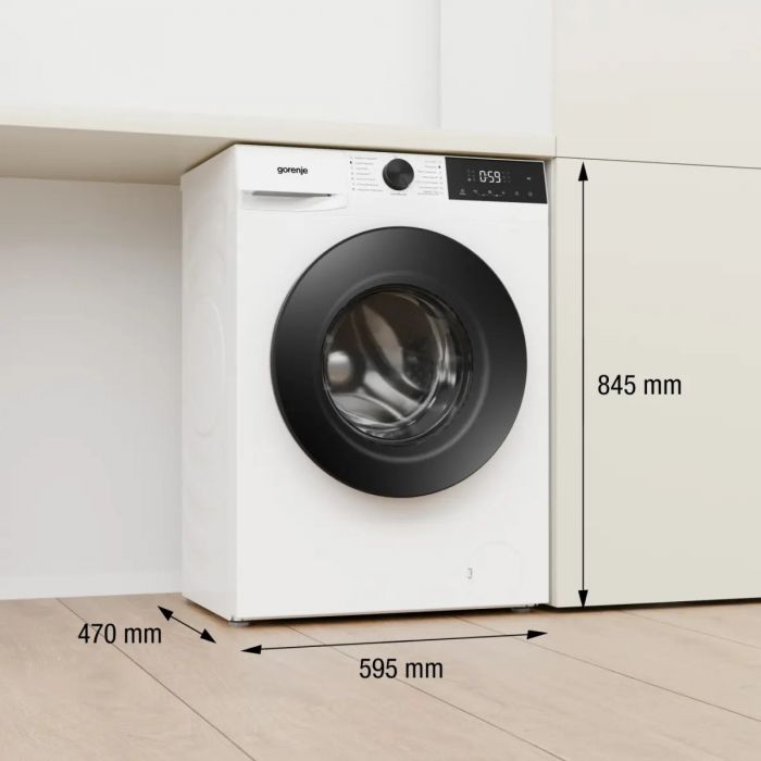 Прально-сушильна машина Gorenje фронтальна, 9(6)кг, 1400, A+, 47см, дисплей, інвертор, білий
