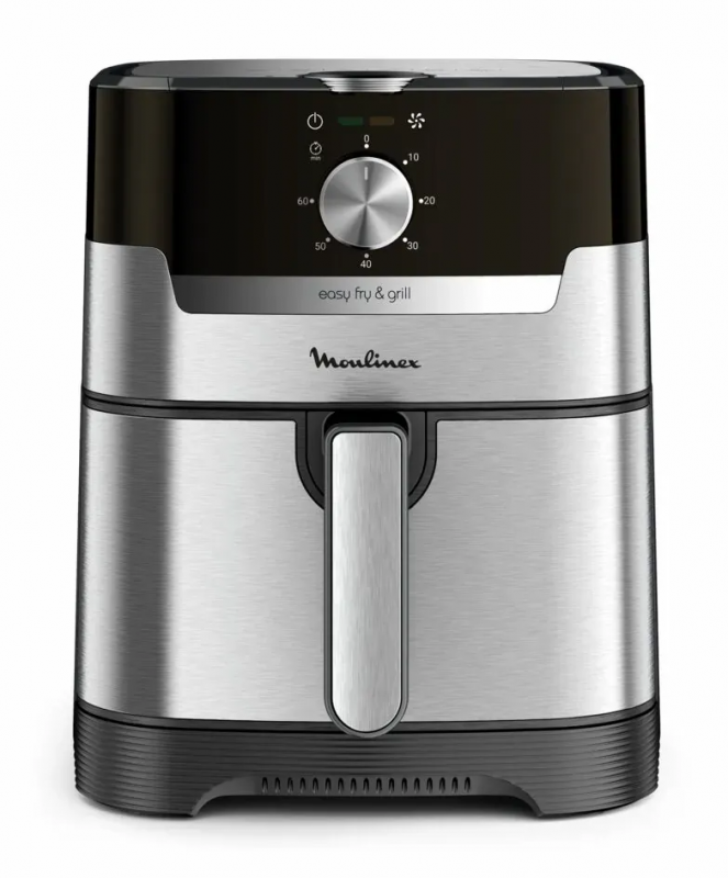 Мультипіч Moulinex EasyFry&Grill, 1550Вт, чаша-4.2л, механічне керув., пластик, сірий