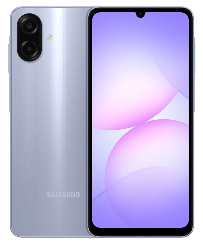 Смартфон Samsung Galaxy A07s (A077) 6.7" 4/128ГБ, 2SIM, 5000мА•год, фіолетовий світлий