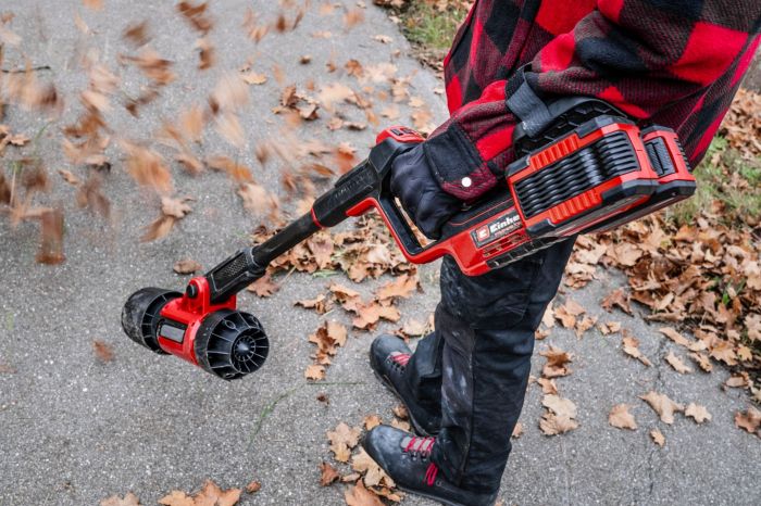 Повітродув акумуляторний Einhell GP-LB 36/270 Li E BL - Solo 36В(18+18) 25000об/хв 2кг без АКБ та ЗП