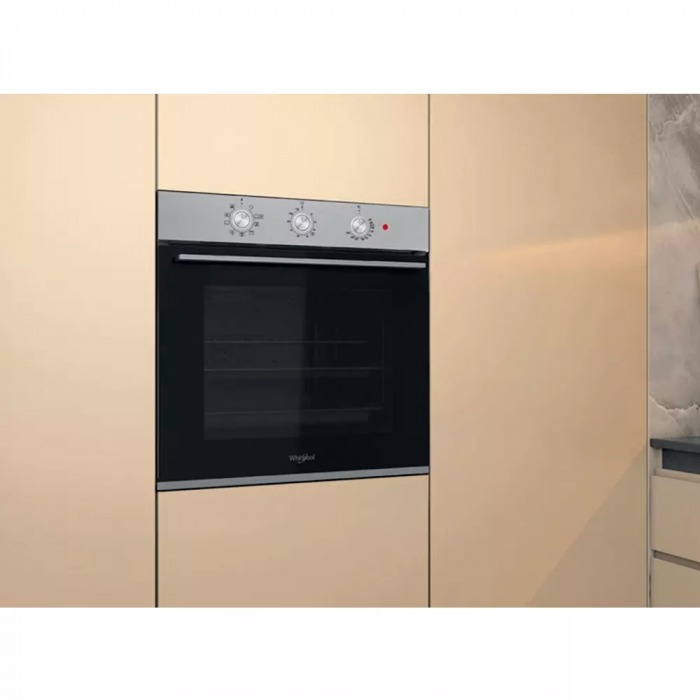 Духова шафа Whirlpool електрична, 71л, A, конвекція, нерж