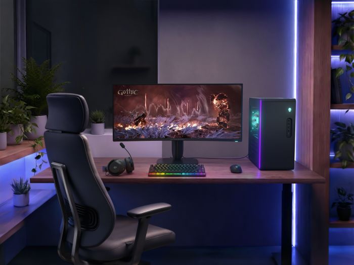 Монітор DELL 34" AW3426DWM 2xHDMI, DP, USB, VA, 3440x1440, 21:9, 240Hz, 1ms, DCI-P3 95%, CURVED, FreeSync, HDR 400